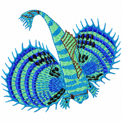 Fishes Embroidery Design 9 Fishes Embroidery Design 9